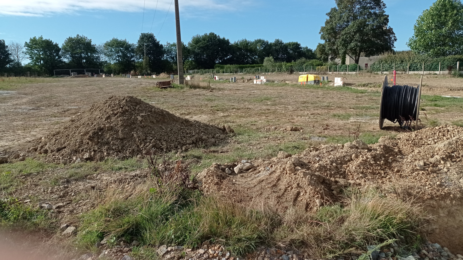 Terrain constructible de 457m2 à Le Petit-Fougeray