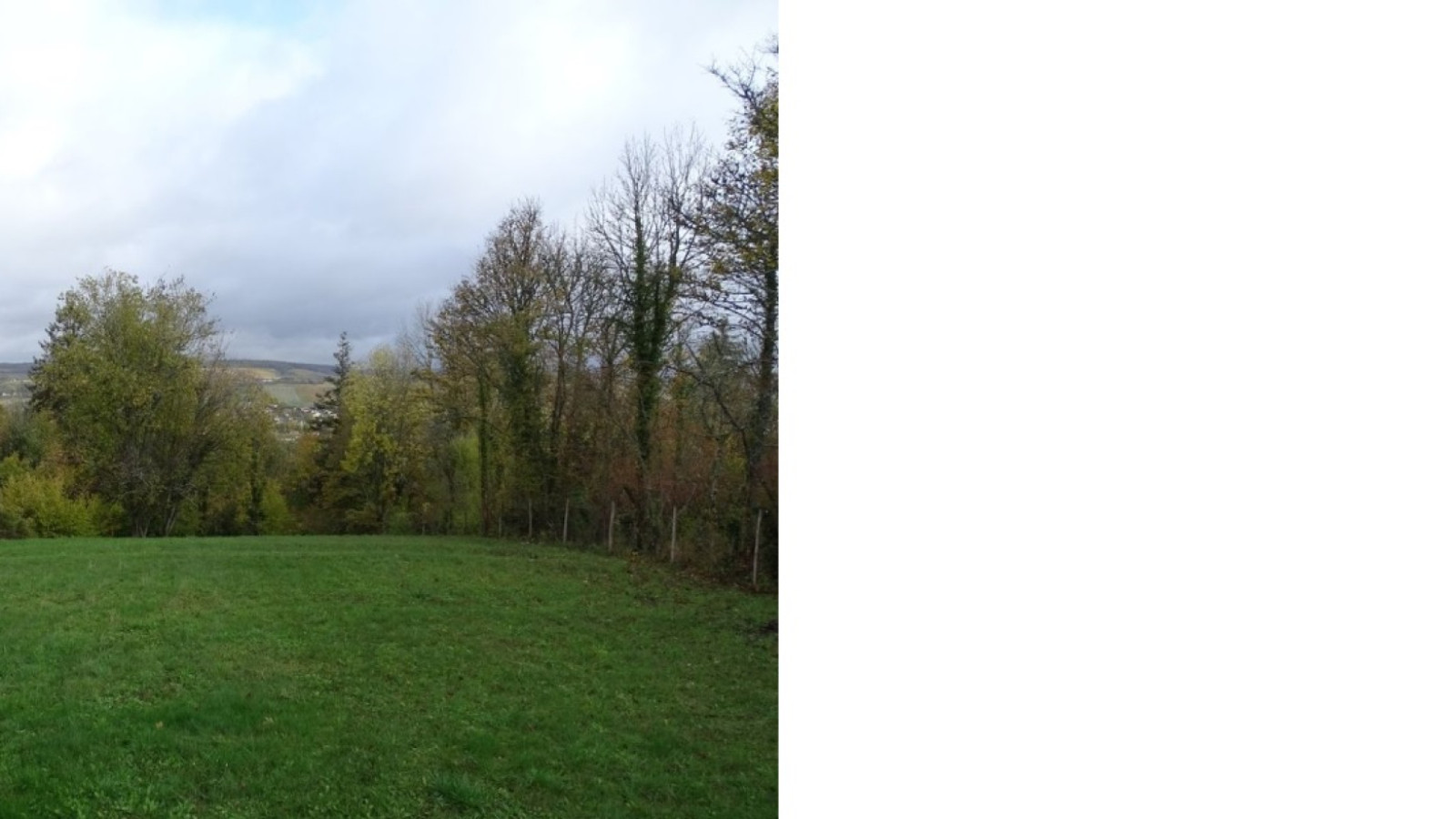 Terrain constructible de 1403m2 à Tonnerre