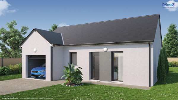 Maison neuve à Gironville avec 3 chambres sur terrain de 961m2 - image 2