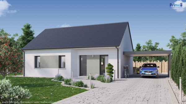 Maison neuve à Montcourt-Fromonville avec 3 chambres sur terrain de 481m2 - image 1