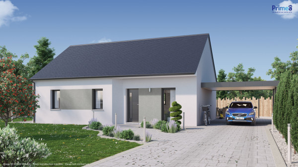 Maison neuve à Remauville avec 3 chambres sur terrain de 756m2 - image 1