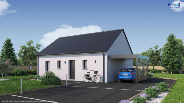 Maison neuve à Saint-Pierre-lès-Nemours avec 2 chambres sur terrain de 500m2 - image 1