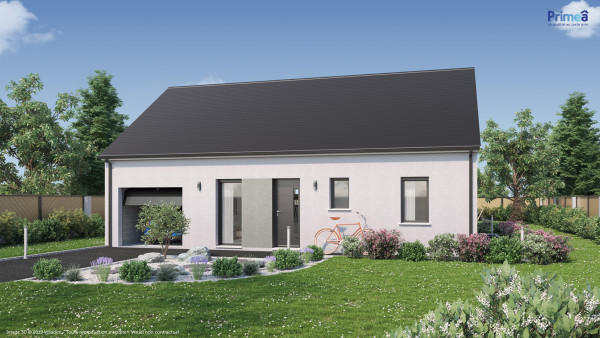 Maison neuve à Gironville avec 2 chambres sur terrain de 961m2 - image 1