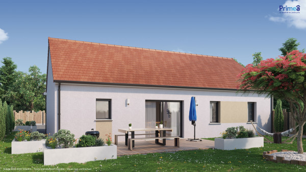 Maison neuve à Tillenay avec 3 chambres sur terrain de 490m2 - image 2