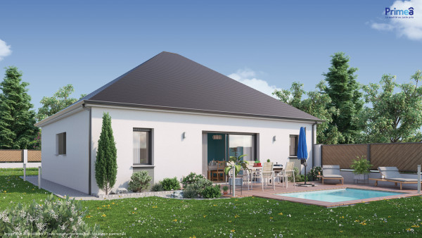 Maison neuve à Gironville avec 3 chambres sur terrain de 961m2 - image 2