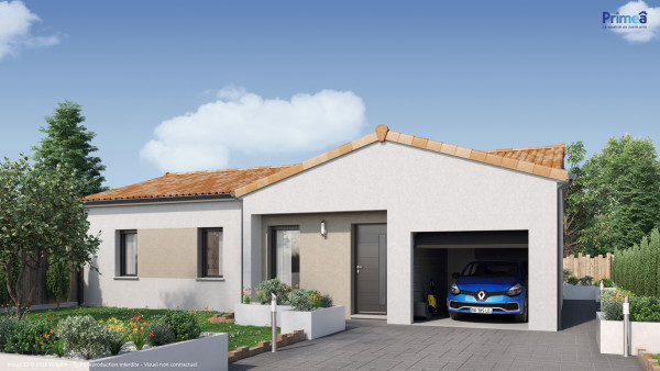 Maison neuve à Pomarez avec 3 chambres sur terrain de 600m2 - image 1