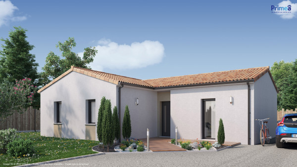 Maison neuve à Pomarez avec 3 chambres sur terrain de 559m2 - image 1