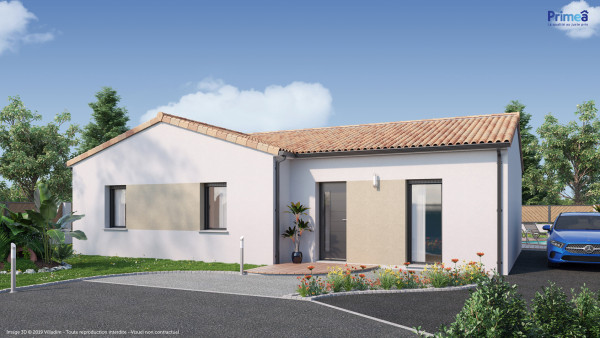 Maison neuve à Carcarès-Sainte-Croix avec 3 chambres sur terrain de 800m2 - image 1