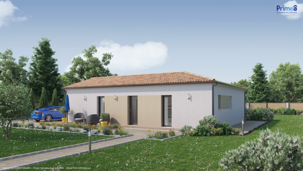 Maison neuve à Luxey avec 3 chambres sur terrain de 1945m2 - image 2