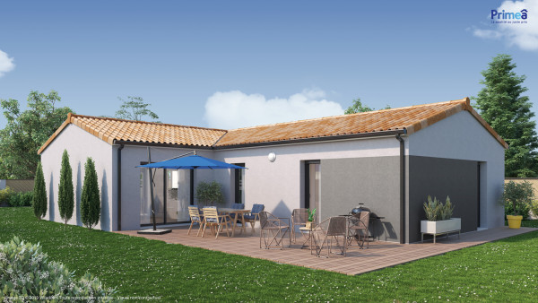 Maison neuve à Poyartin avec 3 chambres sur terrain de 870m2 - image 1