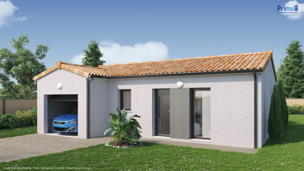 Maison neuve à Poyartin avec 3 chambres sur terrain de 870m2 - image 2