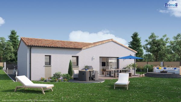 Maison neuve à Moustey avec 4 chambres sur terrain de 2313m2 - image 2