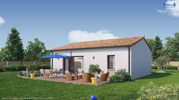 Maison neuve à Pomarez avec 2 chambres sur terrain de 640m2 - image 1