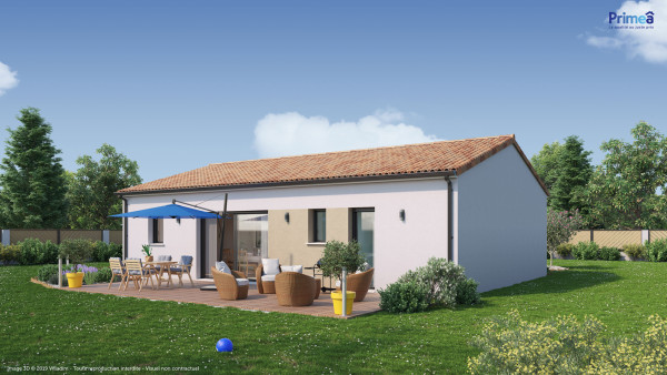 Maison neuve à Pomarez avec 3 chambres sur terrain de 559m2 - image 2