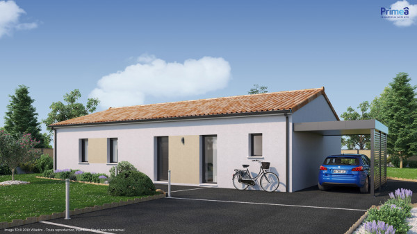 Maison neuve à Magescq avec 4 chambres sur terrain de 700m2 - image 1