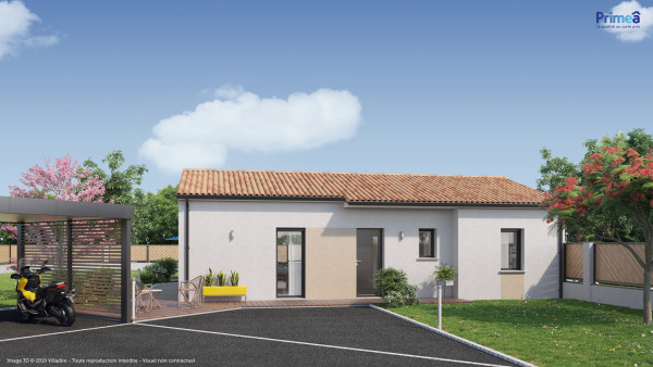 Maison neuve à Campagne avec 3 chambres sur terrain de 510m2 - image 1