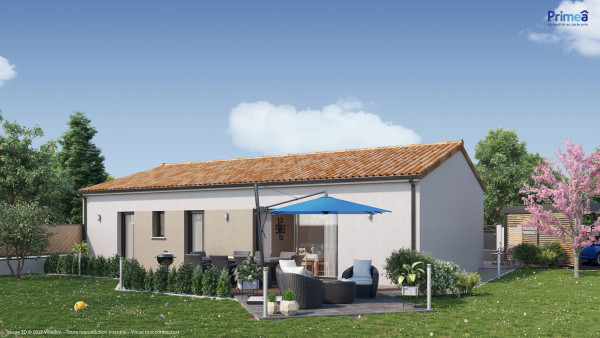 Maison neuve à Saugnac-et-Cambran avec 4 chambres sur terrain de 748m2 - image 2