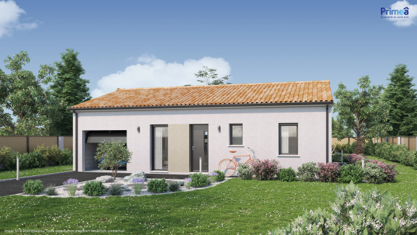 Maison neuve à Saugnac-et-Cambran avec 2 chambres sur terrain de 715m2 - image 1