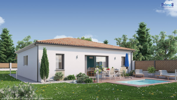 Maison neuve à Pomarez avec 3 chambres sur terrain de 712m2 - image 2