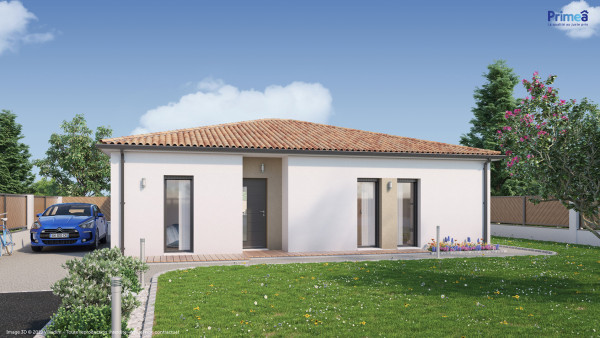 Maison neuve à Saint-Yaguen avec 4 chambres sur terrain de 618m2 - image 1