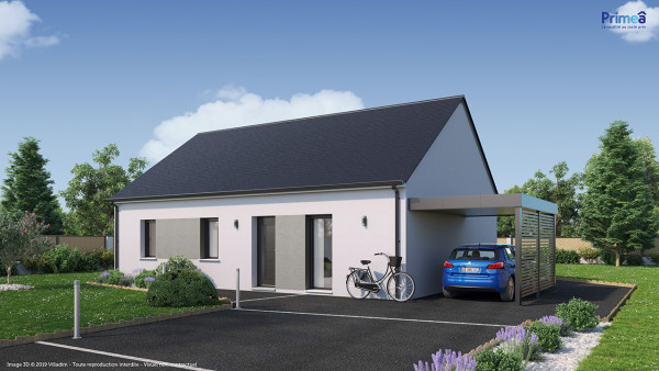 Maison neuve à Germigny avec 3 chambres sur terrain de 900m2 - image 1