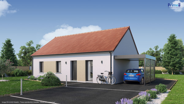 Maison neuve à Seignelay avec 3 chambres sur terrain de 678m2 - image 1