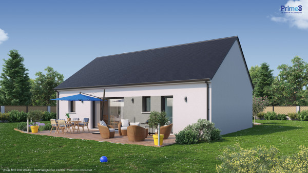 Maison neuve à Bassou avec 3 chambres sur terrain de 900m2 - image 2