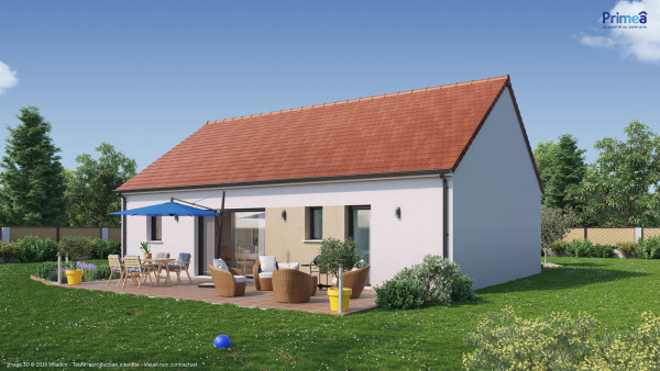 Maison neuve à Germigny avec 3 chambres sur terrain de 900m2 - image 2