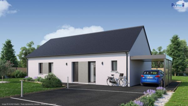 Maison neuve à Rouvray avec 4 chambres sur terrain de 1000m2 - image 1