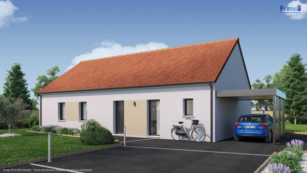 Maison neuve à Gurgy avec 4 chambres sur terrain de 1400m2 - image 1