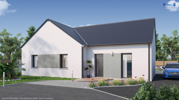 Maison neuve à Rouvray avec 3 chambres sur terrain de 1000m2 - image 1