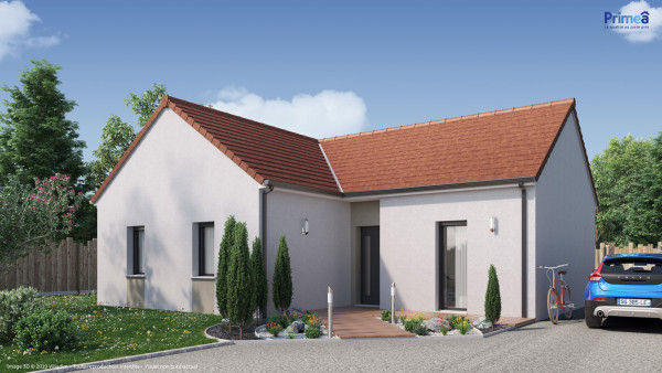 Maison neuve à Chichery avec 3 chambres sur terrain de 644m2 - image 2