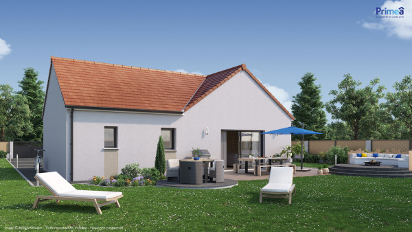 Maison neuve à Ligny-le-Châtel avec 2 chambres sur terrain de 589m2 - image 2