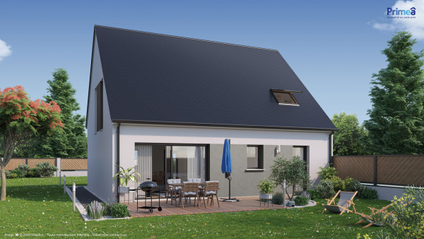 Maison neuve à Monéteau avec 4 chambres sur terrain de 1090m2 - image 1