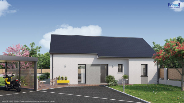 Maison neuve à Rouvray avec 3 chambres sur terrain de 1000m2 - image 1