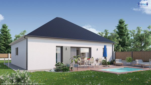 Maison neuve à Marolles-sous-Lignières avec 3 chambres sur terrain de 1000m2 - image 2