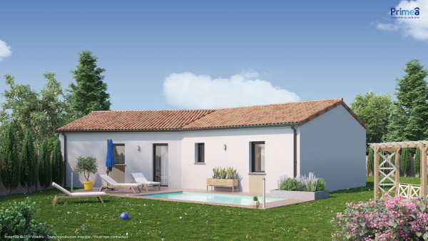 Maison neuve à La Brède avec 3 chambres sur terrain de 1000m2 - image 2