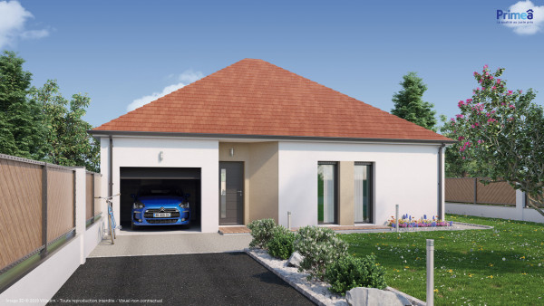 Maison neuve à Marliens avec 3 chambres sur terrain de 710m2 - image 1