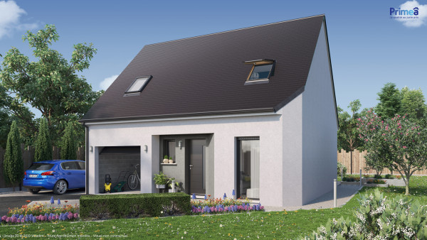 Maison neuve à Arc-sur-Tille avec 3 chambres sur terrain de 400m2 - image 2