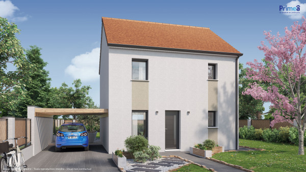 Maison neuve à Pontailler-sur-Saône avec 3 chambres sur terrain de 682m2 - image 1