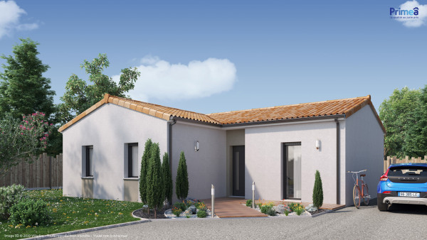 Maison neuve à Biganos avec 3 chambres sur terrain de 657m2 - image 1