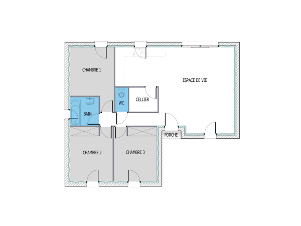 Plan (maison 1030)