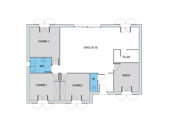 Plan (maison 1070)