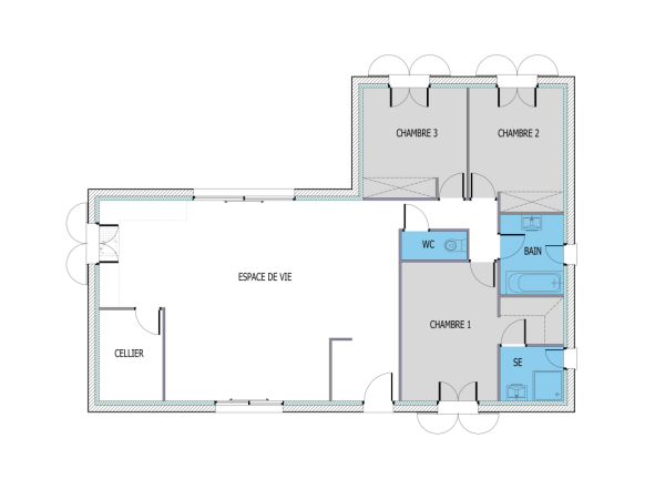 Plan (maison 1098)