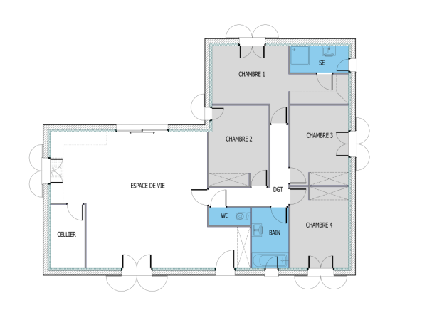 Plan (maison 1110)