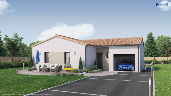 Maison neuve à Roaillan avec 2 chambres sur terrain de 454m2 - image 1