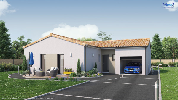 Maison neuve à La Brède avec 3 chambres sur terrain de 1000m2 - image 1