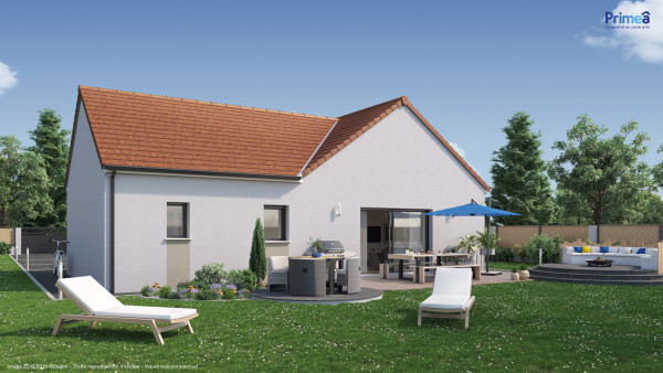 Maison neuve à Maxilly-sur-Saône avec 3 chambres sur terrain de 660m2 - image 1