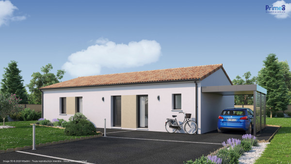 Maison neuve à Martillac avec 4 chambres sur terrain de 452m2 - image 1