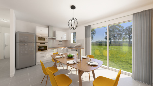 Maison neuve à Lencloître avec 3 chambres sur terrain de 600m2 - image 3